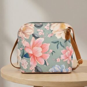 Green Bag Floral Crossbody